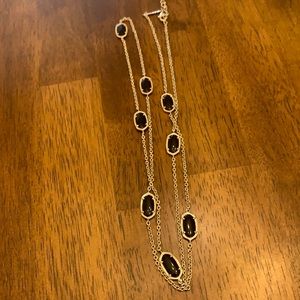 Kendra Scott Gold Necklace w/Black